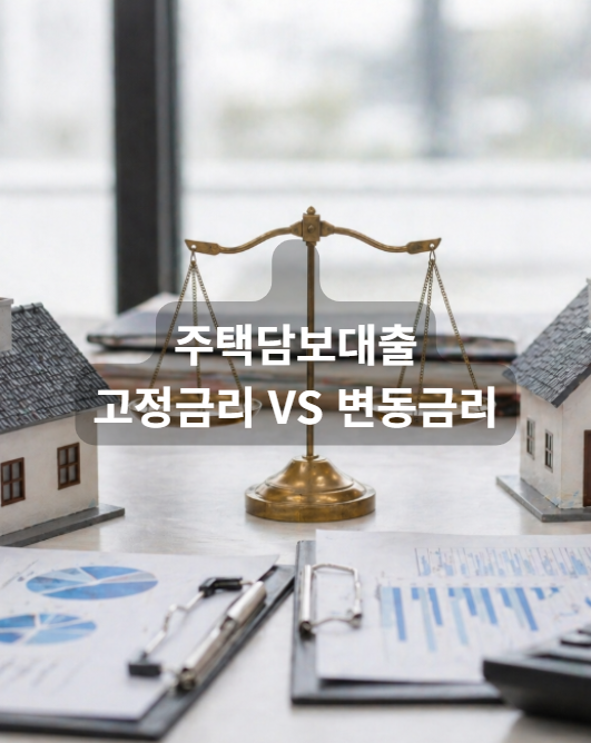 주택담보대출 고정금리 변동금리