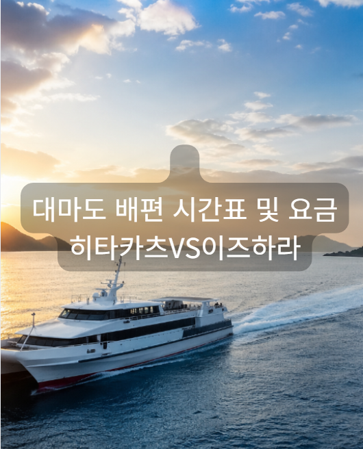 대마도 배편