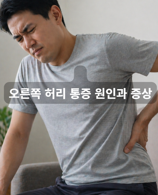 오른쪽 허리 통증