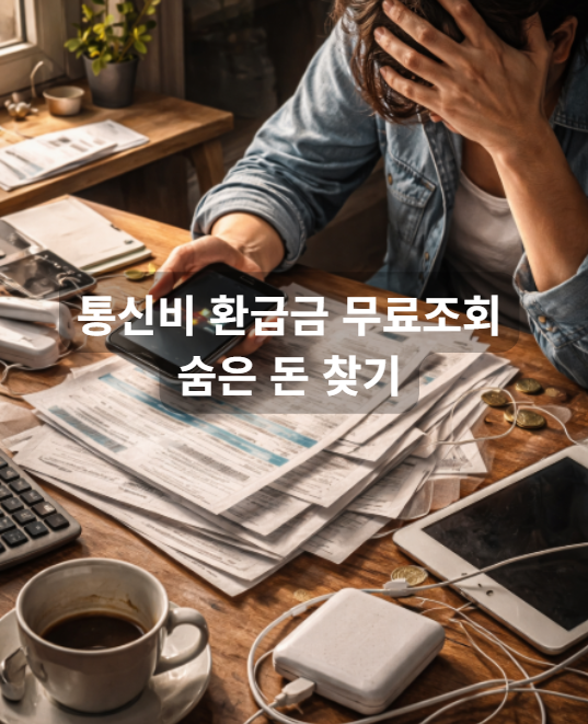통신비 환급금 무료조회