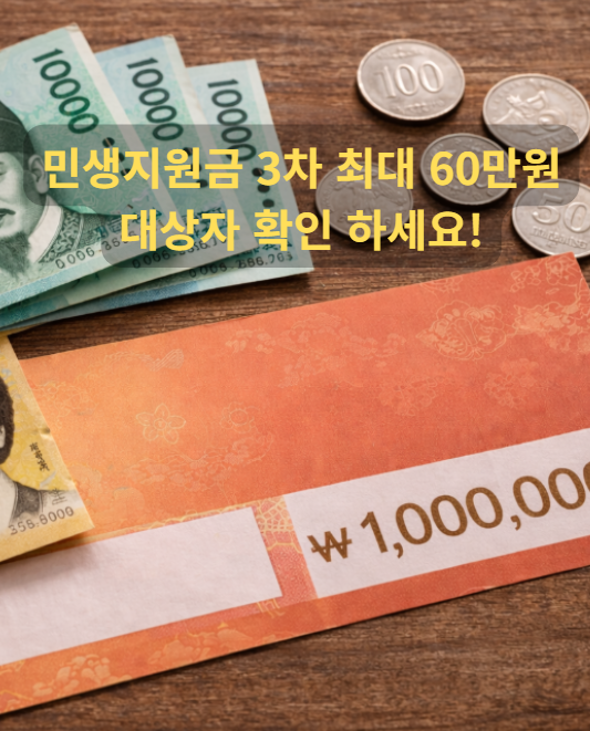 민생지원금 3차