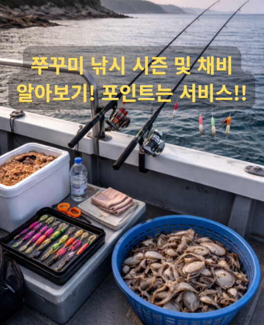 쭈꾸미 낚시 포인트