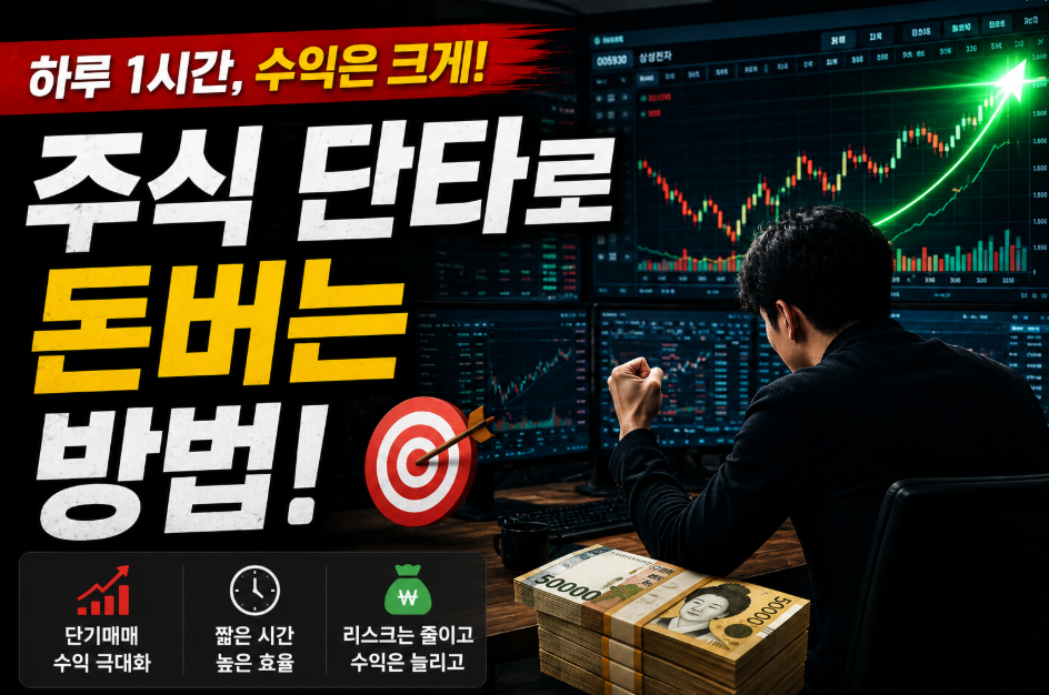 주식 단타로 돈버는 방법