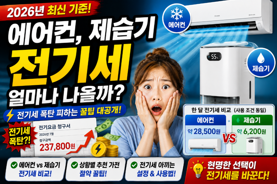 제습기 에어컨 전기세 누진세 구간별 실제 요금 완전 정복 총정리 제습기 에어컨 전기세