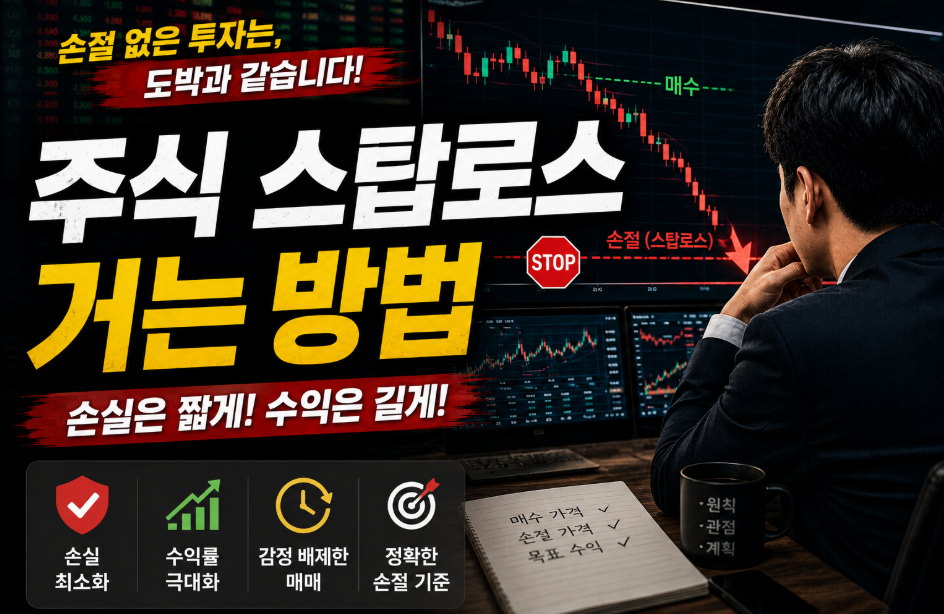 주식 스탑로스 손절매 설정법 변동성 방어전략 실전 가이드 총정리 주식 스탑로스