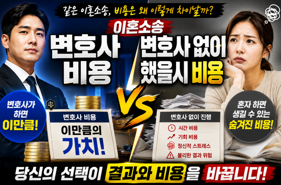 이혼소송 변호사비용
