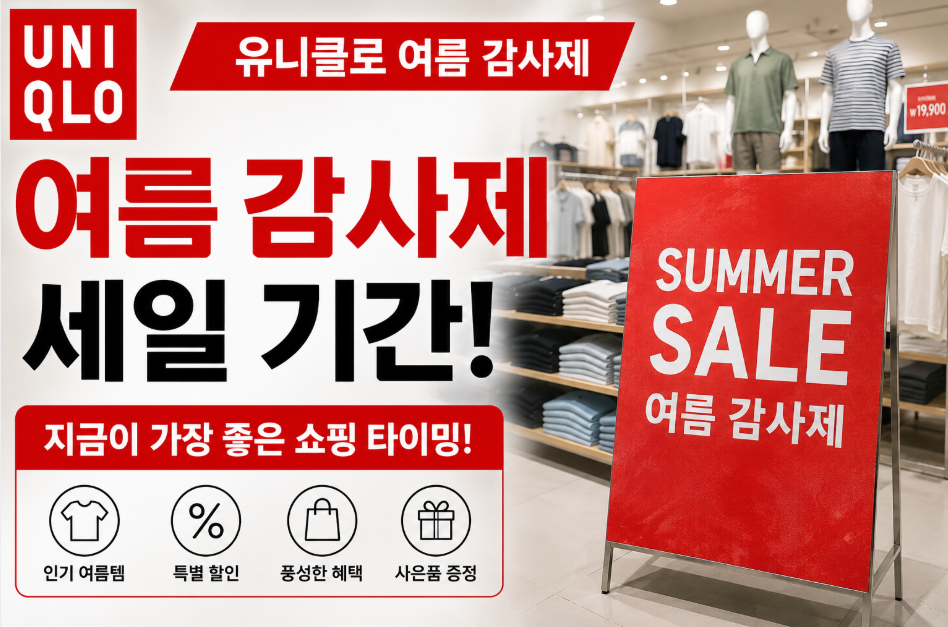 유니클로 여름 감사제