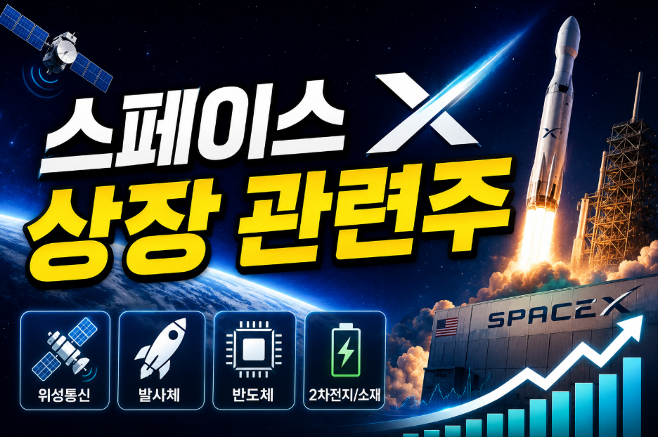 스페이스X 상장 관련주 지금 사야 하는 3 가지 이유, K 우주 공개 스페이스x 관련주