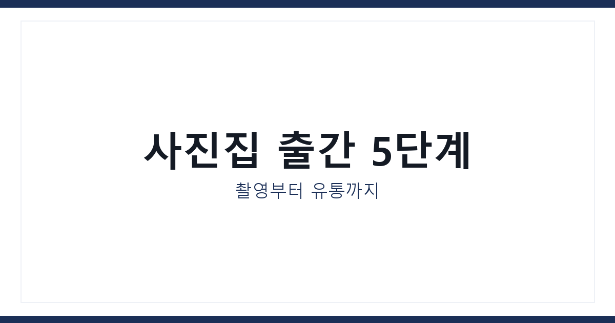 사진집 출간