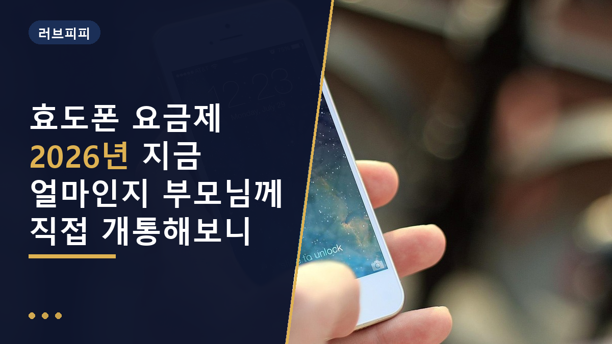 효도폰 요금제