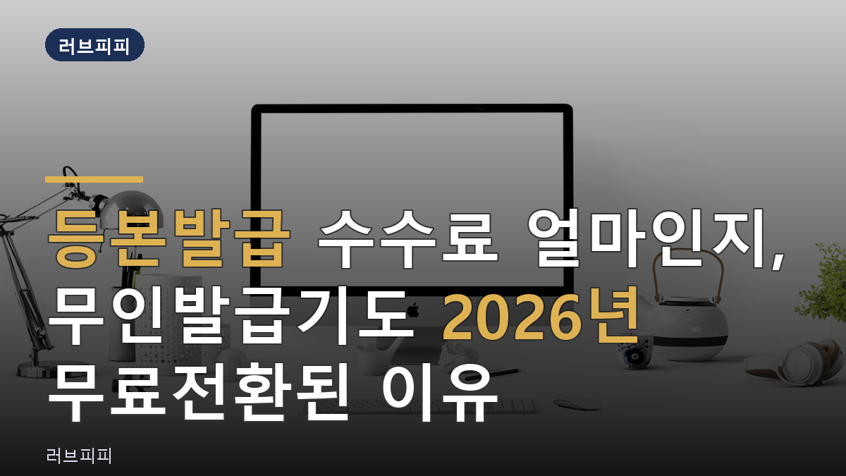 등본발급