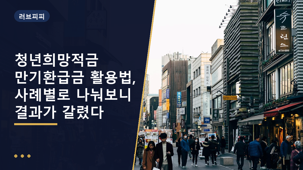 청년희망적금 만기환급금